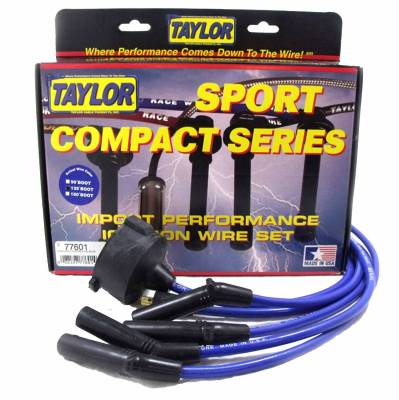 Taylor Cable - 8mm Spiro-Pro custom 4 cyl blue - 77601 - Image 1