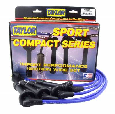 Taylor Cable - 8mm Spiro-Pro custom 4 cyl blue - 77608 - Image 1