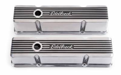 Edelbrock - Elite II Valve Covers for Chevy 262-400 V8 1959-86 - 4263 - Image 1