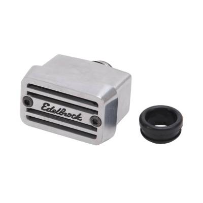 Edelbrock - Elite Push-in Breather Polished Die Cast AL. - Short - 4204 - Image 1