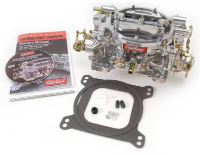 Edelbrock - Performer Series 500 CFM Carburetor with Manual Choke, Satin Finish (non-EGR) - 1404 - Image 1