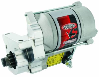 Powermaster - Powermaster Starter XS w/billet blk Cady 166T, Buick, Pont LT-1,Chevy ZZ4 All 153T Flyw Natural - 9502 - Image 1