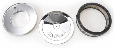 Edelbrock - Pro-Flo Chrome 10" Round Air Cleaner with 3" Paper Element - 1208 - Image 1