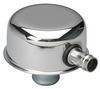 Trans-Dapt Performance - Trans-Dapt Performance PUSH-IN Style Breather Cap w/TUBE (w/Grommet); 2-3/4 in. Overall Diameter-CHROME 9241 - Image 1