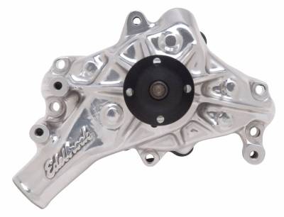 Edelbrock - Water Pump for Small-Block Chevy in Polished Finish (Long) - 8821 - Image 1