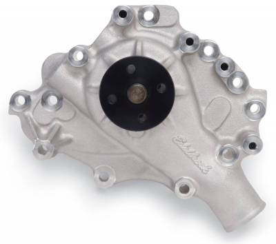 Edelbrock - Water Pump for Small-Block Ford 1970-79 351C and 351M/400 in Satin Finish - 8844 - Image 1