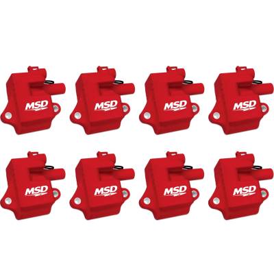 MSD - Coils, GM LS Series (LS-1/6), 8-Pack - 82858 - Image 1