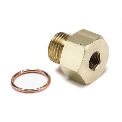 AutoMeter - FITTING, ADAPTER, METRIC, M16X1.5 MALE TO 1/8" NPTF FEMALE, BRASS - 2268 - Image 1