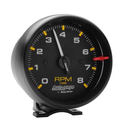 AutoMeter - GAUGE, TACHOMETER, 3 3/4", 8K RPM, PEDESTAL, BLK DIAL BLK CASE, AUTOGAGE - 2300 - Image 1