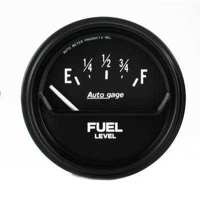 AutoMeter - GAUGE, FUEL LEVEL, 2 5/8", 0OE TO 90OF, ELEC, BLACK, AUTOGAGE - 2316 - Image 1