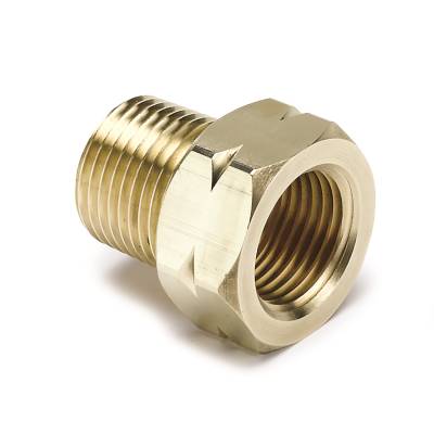 AutoMeter - FITTING, ADAPTER, 3/8" NPT MALE, BRASS, FOR AUTO GAGE MECH. TEMP. - 2370 - Image 1