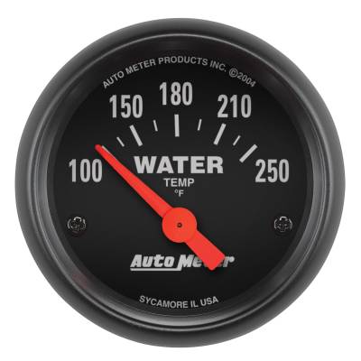 AutoMeter - GAUGE, WATER TEMP, 2 1/16", 100-250?F, ELECTRIC, Z-SERIES - 2635 - Image 1