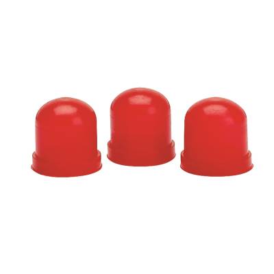 AutoMeter - LIGHT BULB BOOTS, RED, QTY. 3 - 3214 - Image 1