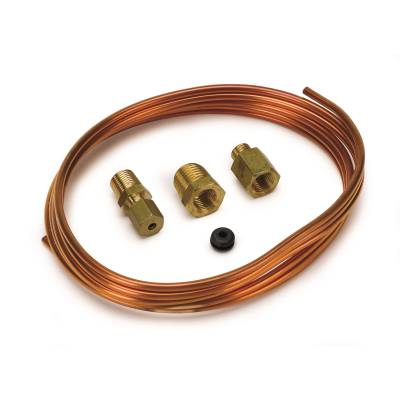 AutoMeter - TUBING, COPPER, 1/8", 6FT. LENGTH, INCL. 1/8" NPTF BRASS COMPRESSION FITTINGS - 3224 - Image 1