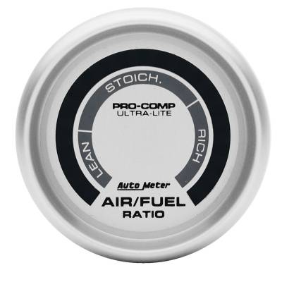 AutoMeter - GAUGE, AIR/FUEL RATIO-NARROWBAND, 2 1/16", LEAN-RICH, LED ARRAY, ULTRA-LITE - 4375 - Image 1