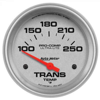 AutoMeter - GAUGE, TRANSMISSION TEMP, 2 5/8", 100-250?F, ELECTRIC, ULTRA-LITE - 4457 - Image 1