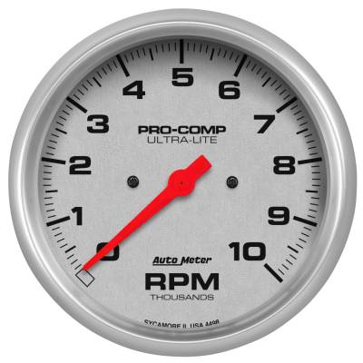 AutoMeter - GAUGE, TACHOMETER, 5", 10K RPM, IN-DASH, ULTRA-LITE - 4498 - Image 1