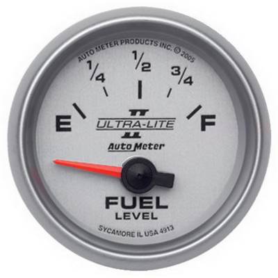 AutoMeter - GAUGE, FUEL LEVEL, 2 1/16", 0OE TO 90OF, ELEC, ULTRA-LITE II - 4913 - Image 1