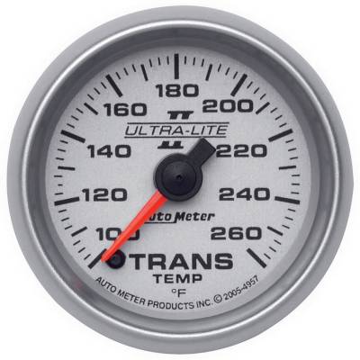 AutoMeter - GAUGE, TRANSMISSION TEMP, 2 1/16", 100-260?F, DIGITAL STEPPER MTR, ULTRA-LITE II - 4957 - Image 1