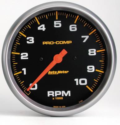 AutoMeter - GAUGE, TACHOMETER, 5", 10K RPM, IN-DASH, PRO-COMP - 5160 - Image 1