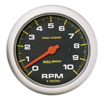 AutoMeter - GAUGE, TACHOMETER, 3 3/8", 10K RPM, IN-DASH, PRO-COMP - 5161 - Image 1