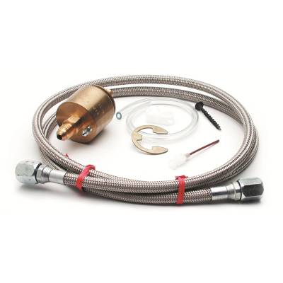 AutoMeter - FUELP ISOLATOR KIT, FOR 100PSI GA, BRASS, INCL. 4FT. #4 BRAIDED STAINLESS LINE - 5282 - Image 1