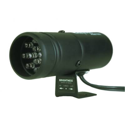 AutoMeter - SHIFT LIGHT, 12 AMBER LED, PEDESTAL, BLACK, SUPER-LITE - 5332 - Image 1