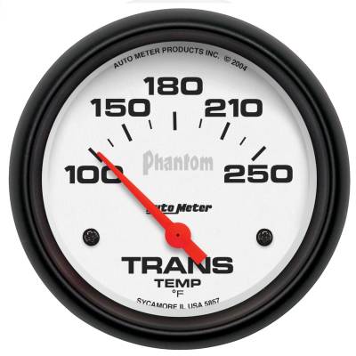 AutoMeter - GAUGE, TRANSMISSION TEMP, 2 5/8", 100-250?F, ELECTRIC, PHANTOM - 5857 - Image 1