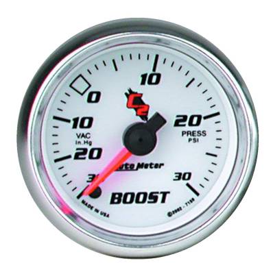 AutoMeter - GAUGE, VAC/BOOST, 2 1/16", 30INHG-30PSI, DIGITAL STEPPER MOTOR, C2 - 7159 - Image 1