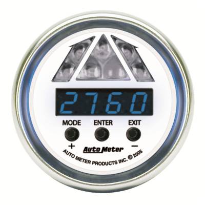 AutoMeter - GAUGE, SHIFT LIGHT, DIGITAL RPM W/ BLUE LED LIGHT, DPSS LEVEL 1, C2 - 7187 - Image 1