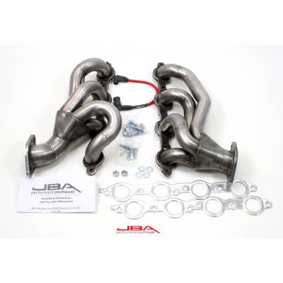 Exhaust Manifolds - Exhaust Header - JBA Racing Headers - 1812S 1 3/4" Shorty Stainless Steel 2010-13 Chevrolet Ca - 1812S