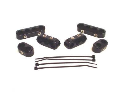 Ignition Wire and Related Components - Spark Plug Wire Holder - Taylor Cable - 7-8mm Separators Clamp Style black - 42700