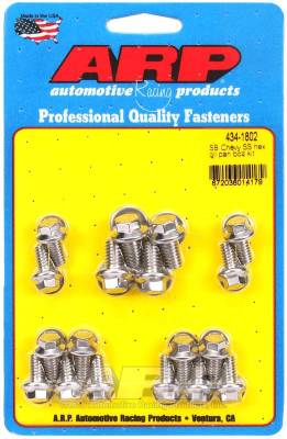 ARP Small Block Chevy SS Hex Oil Pan Bolt Kit - 434-1802