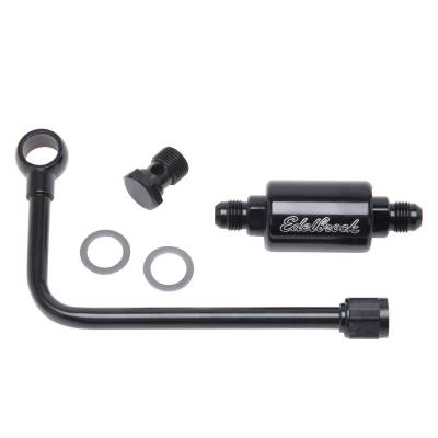 Black Steel Fuel Line & Filter Kit Fo Eps Carbs. - 81343