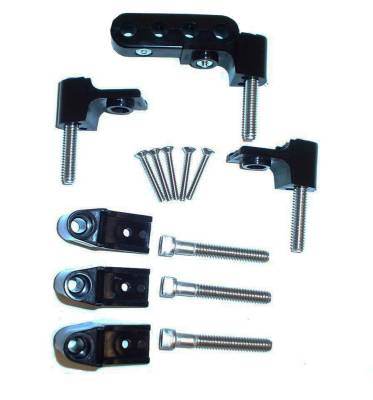 Ignition Wire and Related Components - Spark Plug Wire Holder - Taylor Cable - Bracket; horizontal black - 42701