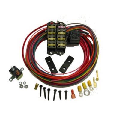 Flasher Units, Fuses, and Circuit Breakers - Fuse Block - Painless Wiring - Cirkit Boss Auxiliary Fuse Block/All Ignition/7 circuit non-sealed - 70117