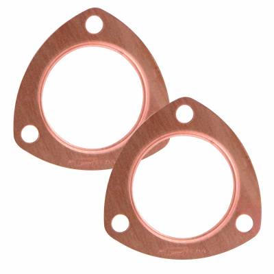 Gaskets and Sealing Systems - Exhaust Collector Gasket - Mr Gasket - COPPER COLL GSKT-2.50 2 PC SET - 7176C
