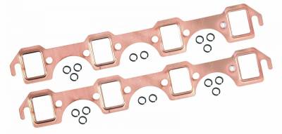 Gaskets and Sealing Systems - Exhaust Manifold Gasket Set - Mr Gasket - COPPER EXH GSKT-FORD SB - 7160