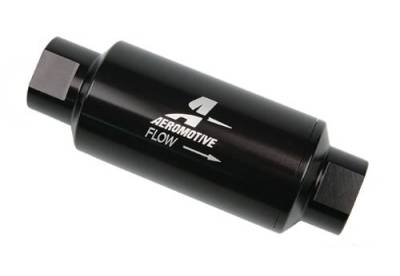 Filters - Fuel Filter - Aeromotive Fuel System - Filter, In-Line AN-10 Size, Black, 100 Micron - 12324