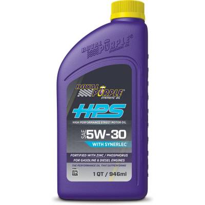 Functional Fluid, Lubricant, Grease (including Additives) - Engine Oil - Royal Purple - HPS 5W30 Motor Oil - 31530