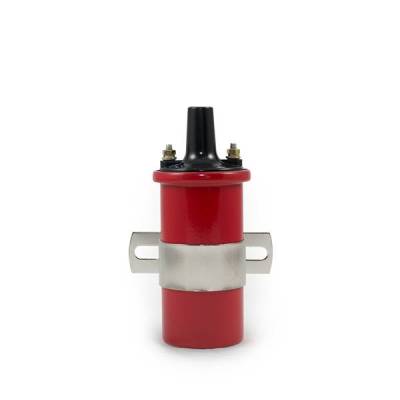 Ignition Coil - Ignition Coil - Top Street Performance - Ignition Coil - Oil-Filled Canister Style, Female Socket, Red - JM6927R