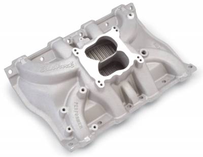 Edelbrock - Performer Intake Manifold for 1968-1976 Cadillac 472-500, Satin Finish - 2115 - Image 2