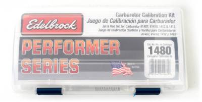 Carburetion - Carburetor Calibration Kit - Edelbrock - Performer Series Calibration Kit for #1407, #1410, #1412 & #1413 Carburetors - 1480