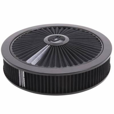Pro-Flo Black Round 14" Air Cleaner with 3" Pro-Flo Element (Black) - 43662