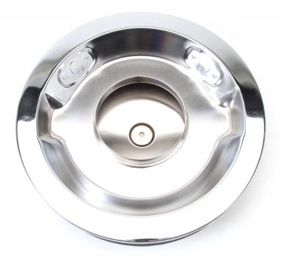 Edelbrock - Pro-Flo Chrome 14" Round Air Cleaner with 3" Paper Element (Deep Flange) - 1221 - Image 2