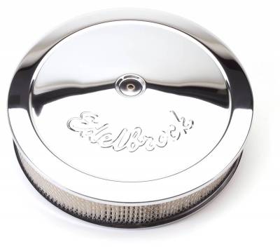 Edelbrock - Pro-Flo Chrome 14" Round Air Cleaner with 3" Paper Element (Deep Flange) - 1221 - Image 4