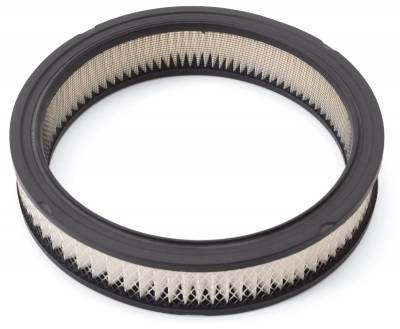 Filters - Air Filter - Edelbrock - Replacement Paper Air Filter Element for Elite Series 10" Round Air Cleaners - 1218