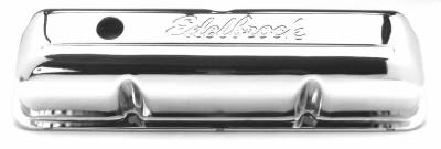 Cylinder Block Components - Engine Valve Cover Set - Edelbrock - Signature Series Valve Covers for FE 332-352-360-390-406-410-427-428 - 4462