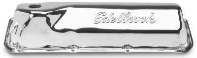 Cylinder Block Components - Engine Valve Cover Set - Edelbrock - Signature Series Valve Covers for Ford 351M-400 and 351C V8 - 4461