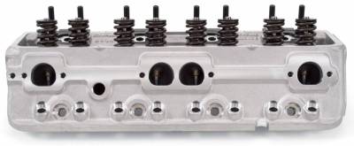 Cylinder Block Components - Engine Cylinder Head - Edelbrock - Small-Block Chevy E-Street Cylinder Heads 64cc - 5089